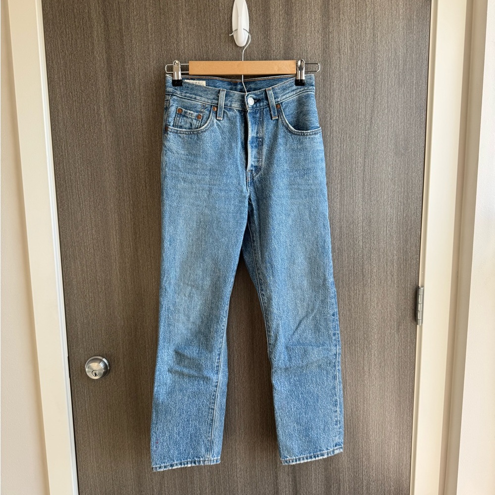 Levi's Blue Straight Leg Jeans